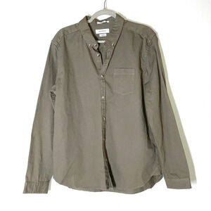 Urban Outfitters Cotton Standard Fit Button Down Shirt Size Large